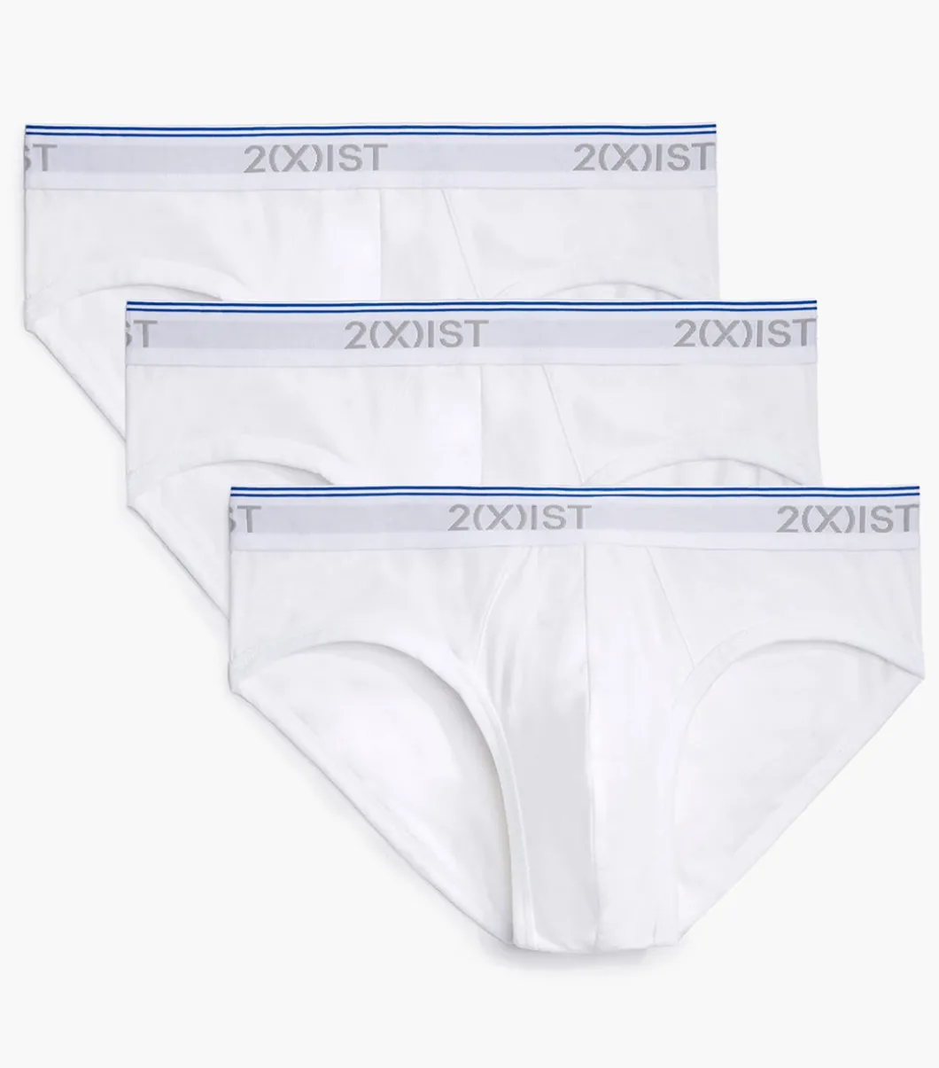 Cotton Stretch No-Show Brief 3-Pack