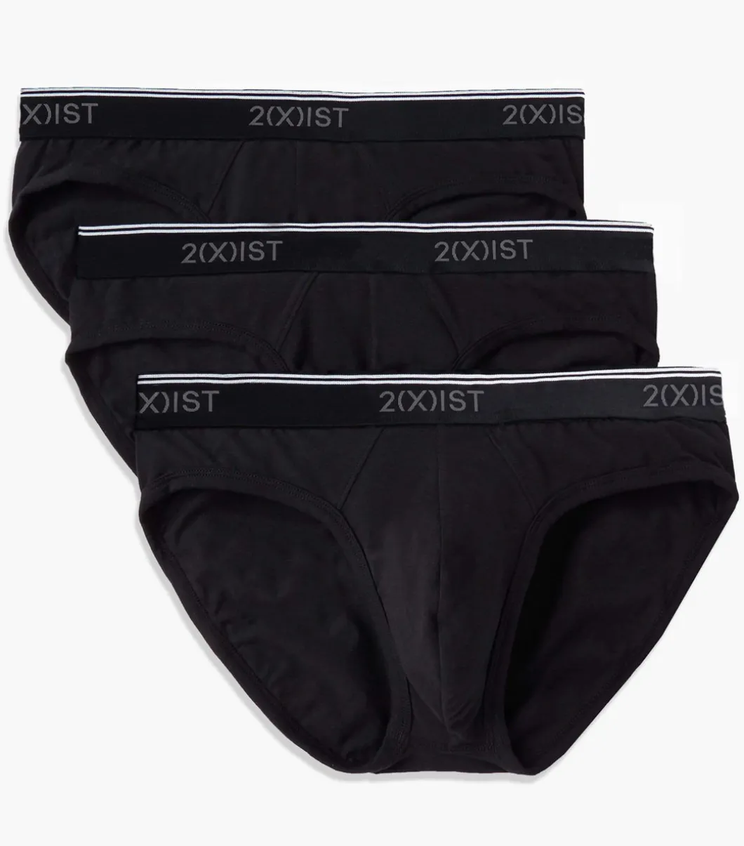 Cotton Stretch No-Show Brief 3-Pack