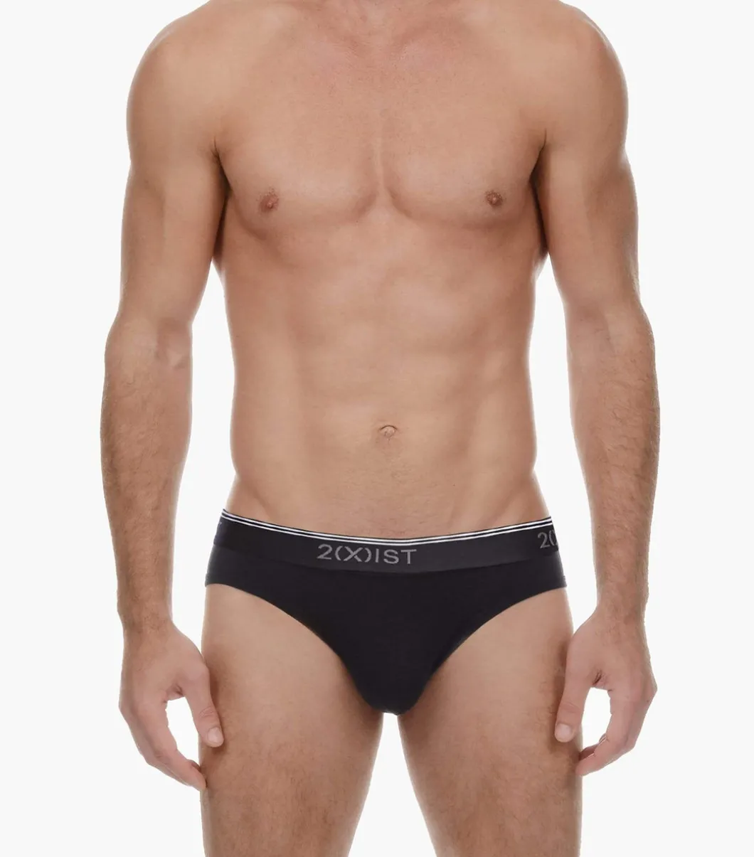 Cotton Stretch No-Show Brief 3-Pack