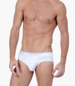 Cotton Stretch No-Show Brief 3-Pack