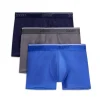Cotton Stretch No-Show Trunk 3-Pack