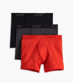 Essential Cotton Boxer Brief 3-Pack