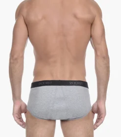 Essential Cotton Fly Front Brief 3-Pack