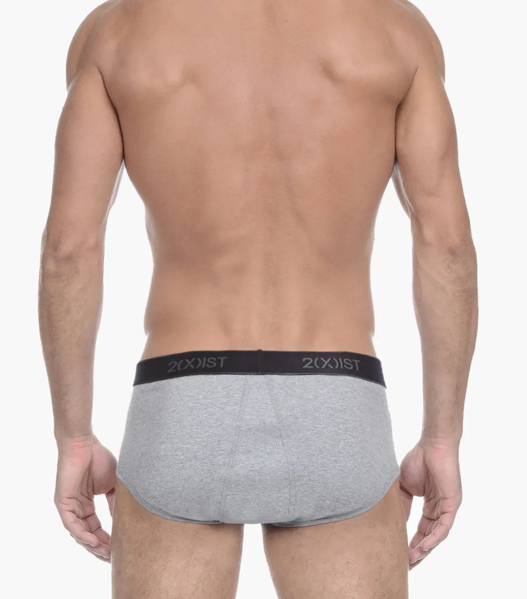 Essential Cotton Fly Front Brief 3-Pack