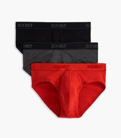 Essential Cotton No-Show Brief 3-Pack