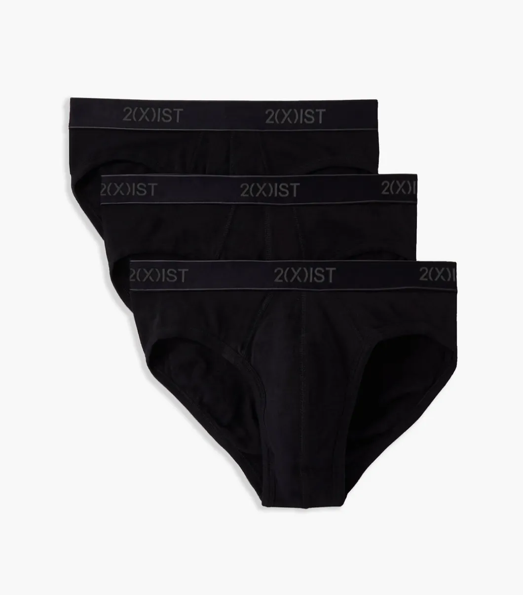 Essential Cotton No-Show Brief 3-Pack