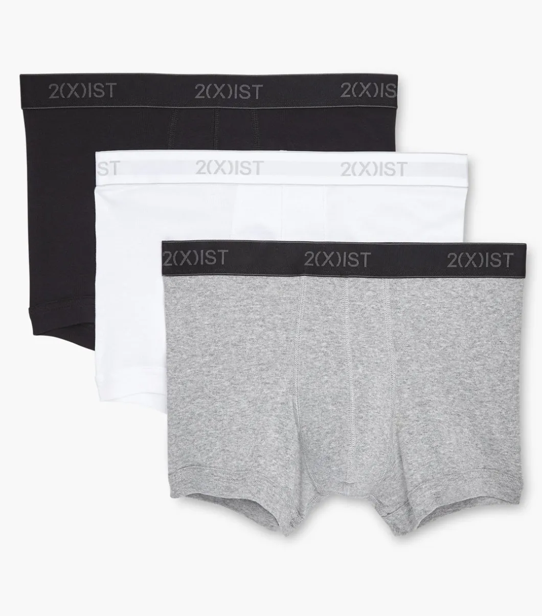 Essential Cotton No-Show Trunk 3-Pack