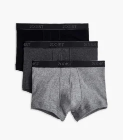 Essential Cotton No-Show Trunk 3-Pack