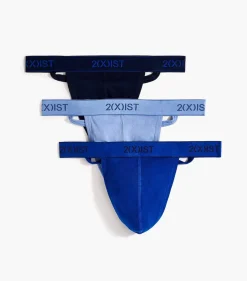 Essential Cotton Y-Back Thong 3-Pack