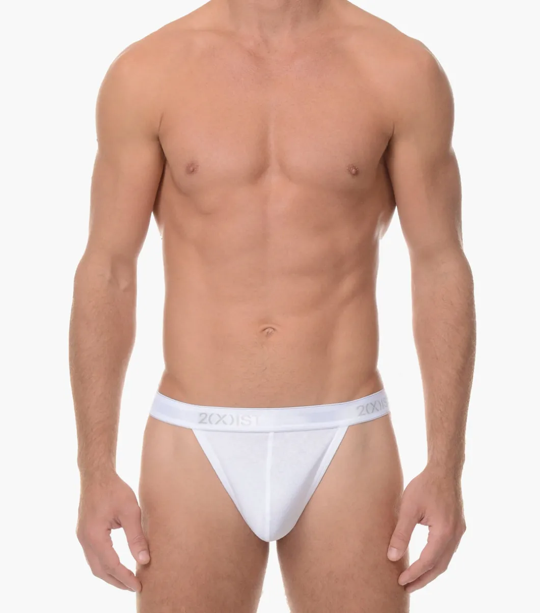 Essential Cotton Y-Back Thong 3-Pack