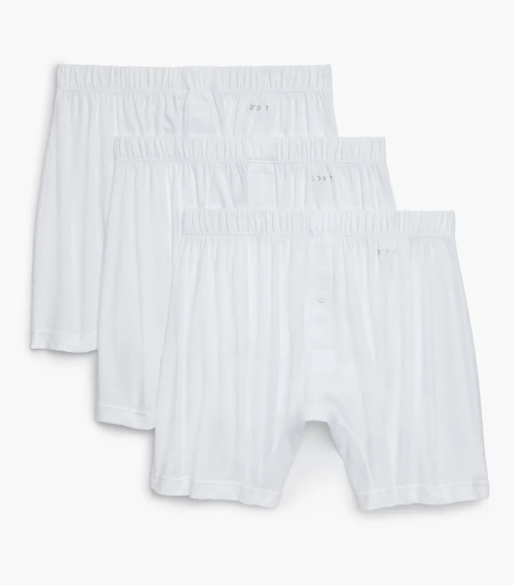 Pima Cotton Knit Boxer | 3-Pack