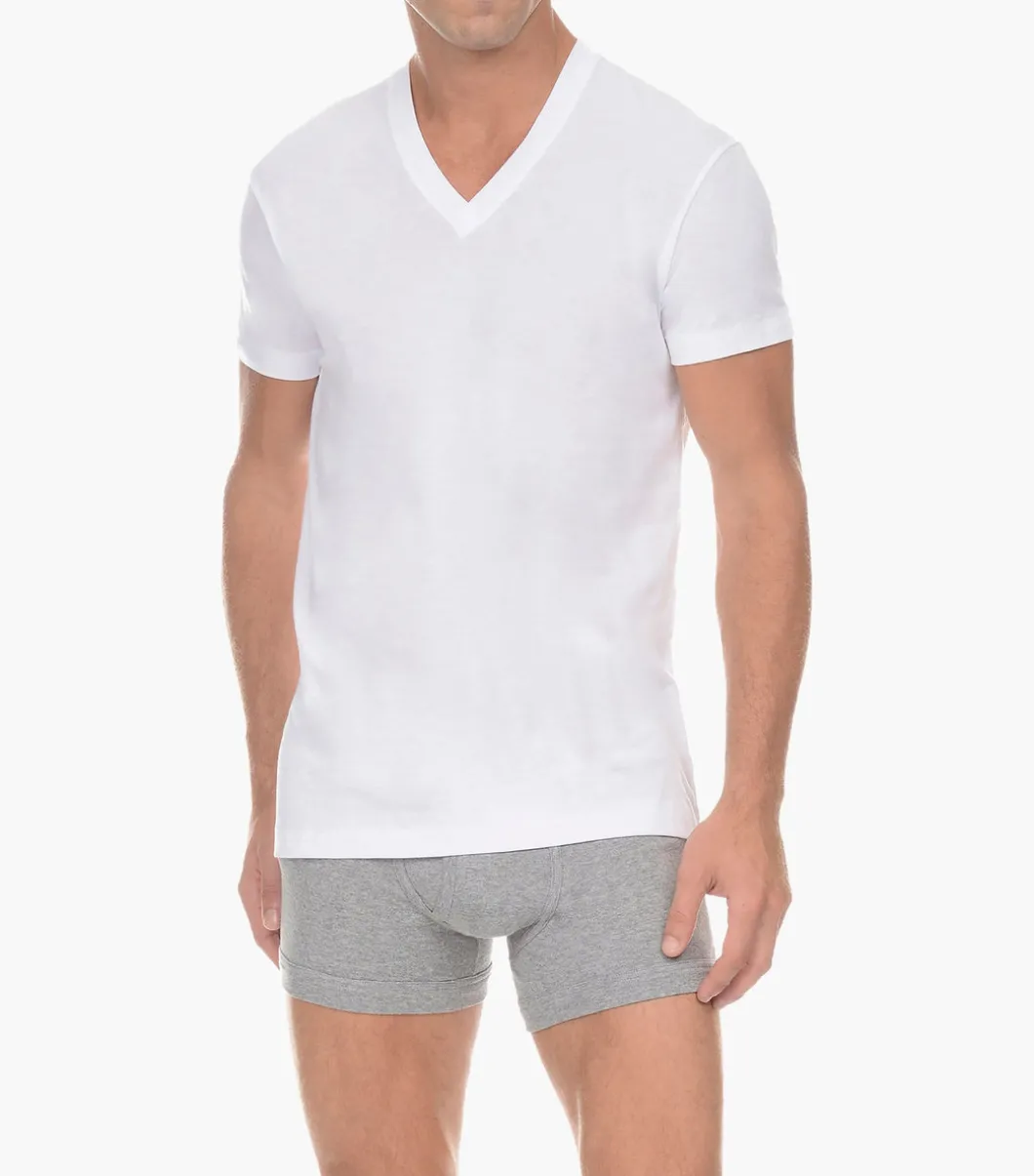 Pima Cotton V-Neck T-Shirt