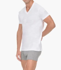 Pima Cotton V-Neck T-Shirt