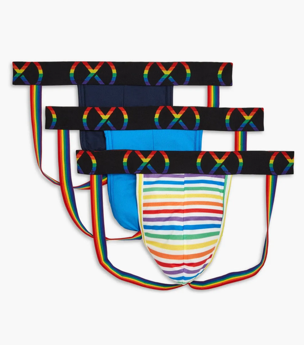 (X) Sport Mesh Pride | Jock Strap 3-pack